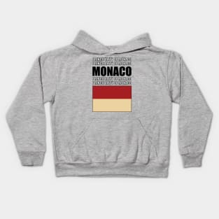 Flag of Monaco Kids Hoodie